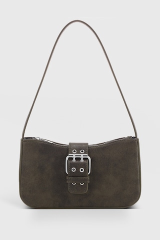 Housebags Kadın Vintage Görünüm Haki Tokalı Omuz Çantası 268 Haki