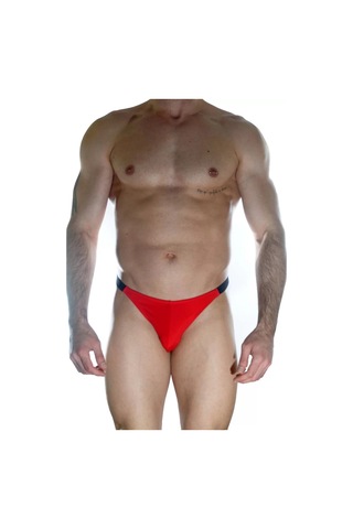 Naam Erkek Arkası Büzgülü Brazillian Slip Çok Renkli