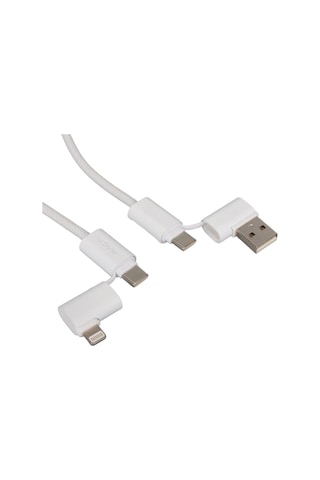 Raca Rc41 4'ü 1 Arada Type-c/usb To Type-c/lightning Çok Fonksiyonlu Kablo 1.2 Metre