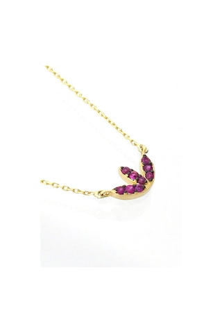 Yakut Lotus Çiçeği Kolye 06418071