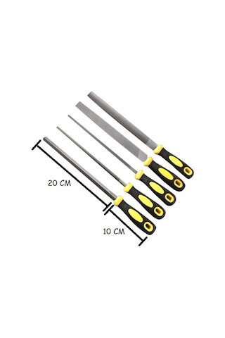 Depomega 5 Parça Profesyonel Büyük Boy Ahşap Oyma Eğe Törpü Seti 30 Cm