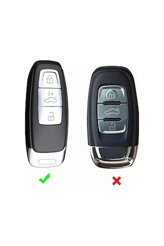 Audi A3 2021 A6l A7 A8 Q8 E Tron C8 D5 Anahtar Kılıfı Turuncu