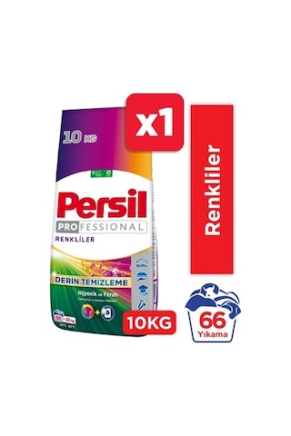 Persil 10kg Toz Çamaşır Deterjanı Renkliler 66 Persil 10kg Toz Çamaşır Deterjanı Renkliler 66