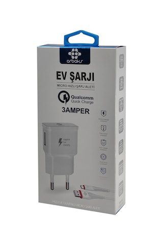 Arbaks ARB-013 10 W 1 M Micro Kablo + Şarj Aleti