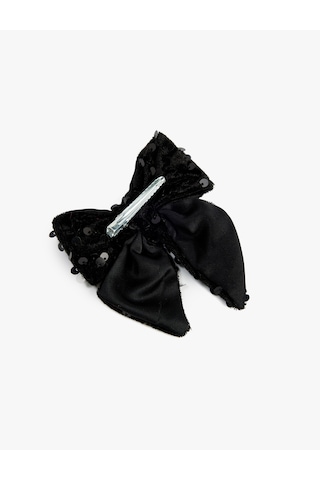 Koton Pullu Payetli Fiyonklu Saç Tokası Siyah 6wkg70026aa Siyah
