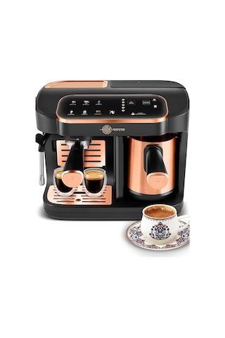 Karaca Hatır Perfetto Dijital Ve Dokunmatik Ekranlı Espresso Ve Türk Kahve Makinesi