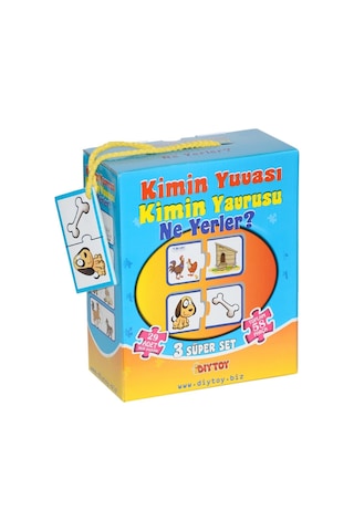 8513 Diytoy 2 Li Kimin Yuvası Kutulu.