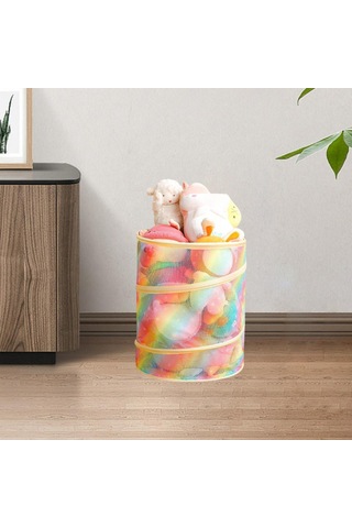 Suntek Oyuncak Depolama Sepeti Gökkuşağı Kreş Oyun Odası Gökkuşağı