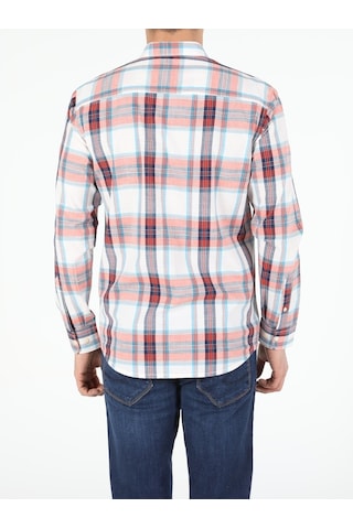 Colin's Turuncu Regular Fit Shirt Neck Erkek Uzun Kol Gömlek CL1052645_Q1.V1_ORA
