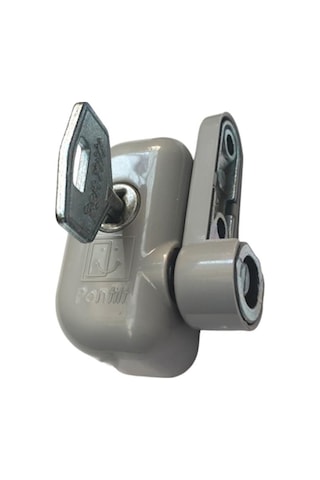 Pentilt Çift Açılım Pvc Pencereler için Çocuk Emniyet Kilidi Gri