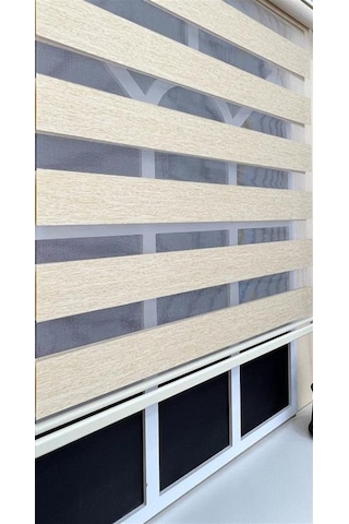 Zebra Stor Perde Sütlü Kahve STB 400V03-D