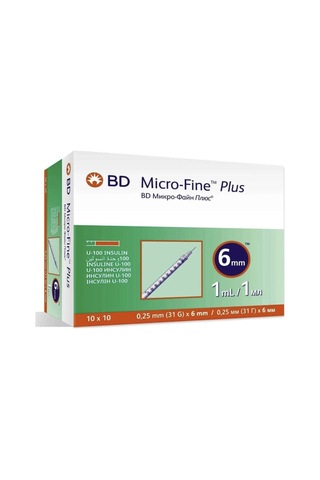 Micro-fine İnsülin Enjektörü 6 Mm 1.0 Ml Micro-fine İnsülin Enjektörü 6 Mm 1.0 Ml