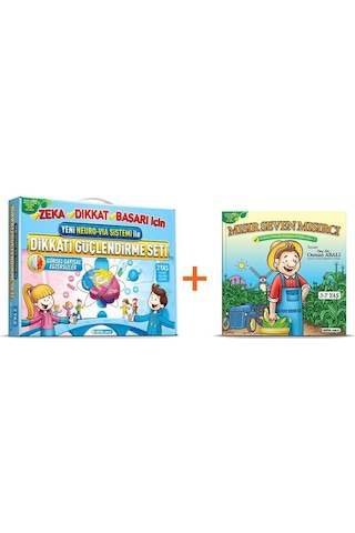 Adeda Dikkati Güçlendirme Seti 2 Yaş + Mısır Seven Mısırcı