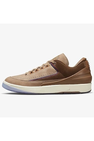 Nike Dv7129-222 Air Jordan 2 Retro Low 2 18 Air Jordan 2 Retro Low Two 18 Rocky Tan/british Tan/red Kahverengi