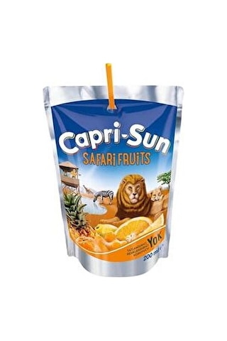 Capri-sun Safari Meyve Suyu %11 Meyve İçeriğiyle 20 Adet 200 Ml Ambalaj