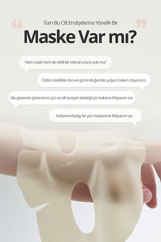 Yaşlanma Karşıtı Şeffaflaşan Kolajen Jel Maske Dermatory Retinal Collagen Lifting Gel Mask