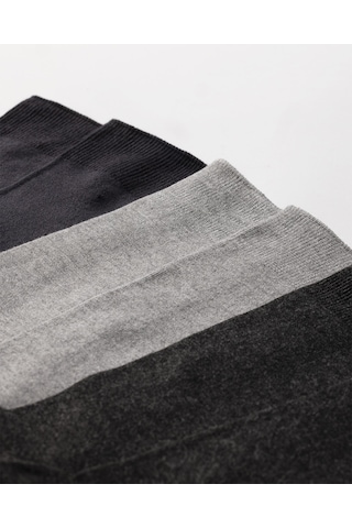 Madame Coco Secouer 3'lü Erkek Soket Çorap - Antrasit/gri 8684427299920 Gri