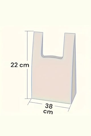 Atlet Poşet 22 38 Cm Siyah 1 Kg Market Poşeti
