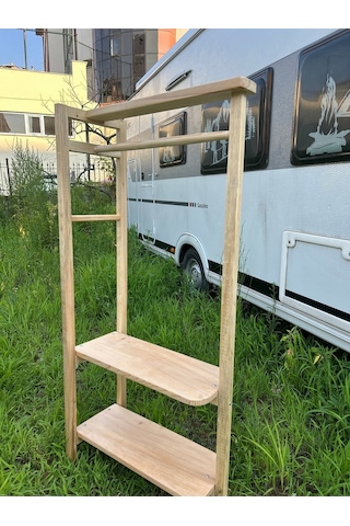 Ahşap Modern Askılık Ahşap