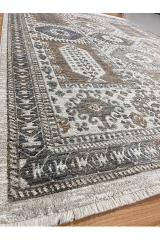 Merinos Halı Valeria Serisi 91062-060 Vintage Etnik Desenli Salon Oturma Odası Halısı Çok Renkli