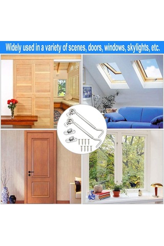 Pencereler İçin Antik Paslanmaz Çelik Emniyet Kapısı - Pcs Modeli B