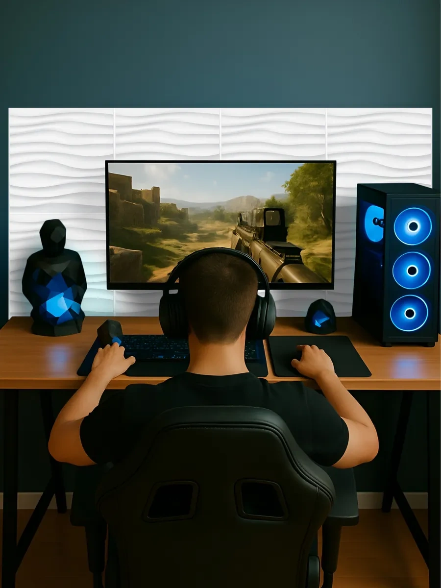 Pureflex Dekoratif 3d Plastik Duvar Panelleri 30x30 Cm, 10 Adet 413695619