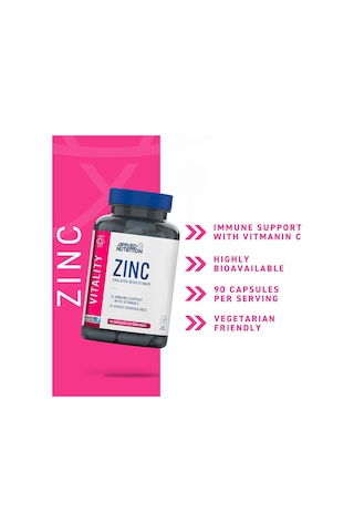 Applied Nutrition Zinc Çinko Vitamin C 90 Caps