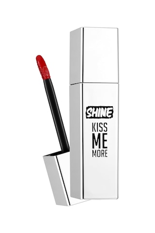Shine Kiss Me More Uzun Süre Kalıcı & Parlak Bitişli Likit Ruj 011 Candy Pembe