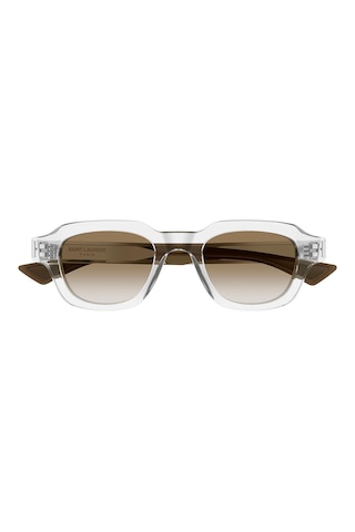 Saint Laurent Sl791 003 48 Unisex Güneş Gözlüğü Şeffaf