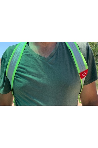 Motorcu Veya Bisikletçi Reflektörlü Yelek