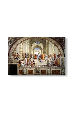 Raffaello Sanzio - Atina Okulu Tablosu 100 X 70