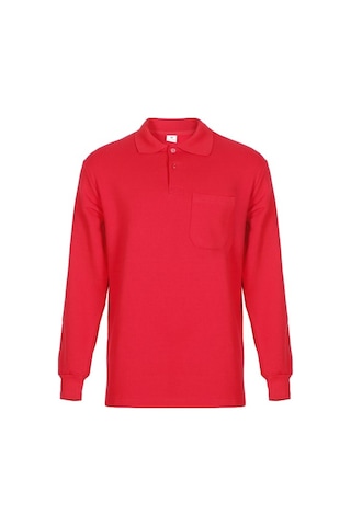 Kırmızı Reflektörlü Sweatshirt Kırmızı