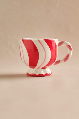 Karaca New Year Candy Twist Pink Kupa Pembe