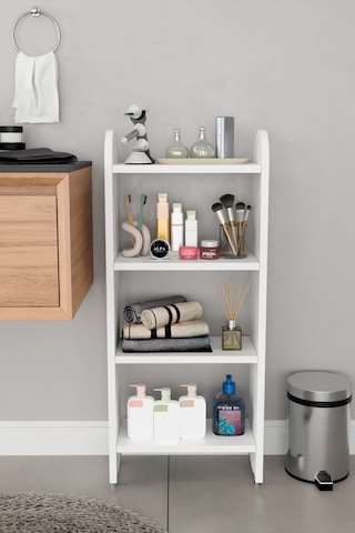 Alpaevmobilya Modern 4 Raflı Oval Kesim Banyo Düzenleyici Raf Metal Ayaklı Çok Amaçlı Raf Banyo Dolabı Açık Dolap Beyaz Alpaevmobilya Modern 4 Raflı Oval Kesim Banyo Düzenleyici Raf Metal Ayaklı Çok Amaçlı Raf Banyo Dolabı Açık Dolap Beyaz