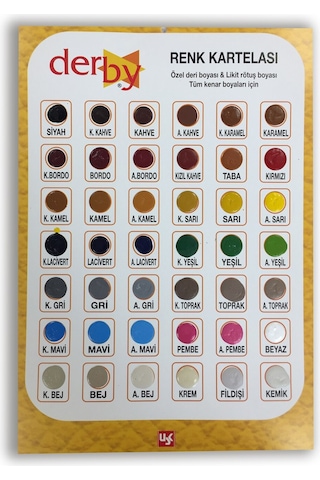 Derby Boyalı Deri Tamir Onarım Seti