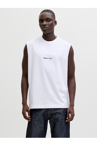 Jack & Jones Norrebro Erkek Beyaz Atlet 12292009-bw