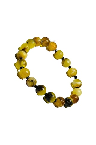 Damla Kehribar Bileklik Hcz-model Kkd Sarı