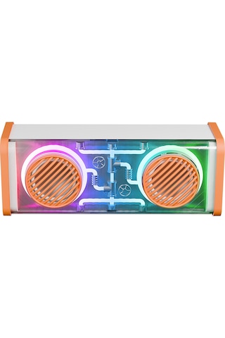 Mikado Md-56bt Turuncu Beyaz Aux + Usb + Bluetooth Destekli 10w 1500mah Taşınabilir Speaker