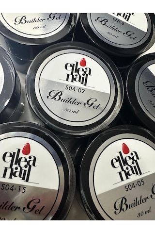 Ellea Nail Glıtter Buılder Gel 30 Mg S04-35 Gümüş Simli