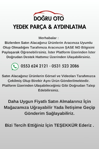 Toyota Auris Sol Güneşlik  Tip Gri Elektirkli Aynalı 2007-2013