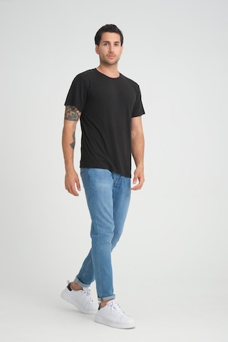 Alexander Gardi Alexandergardı Fitilli Bisiklet Yaka Regular Fit T-shirt E24-083 00 001