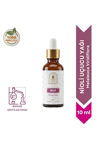 %100 Saf Nioli Uçucu Yağı 10 Ml - Niaouli Essential Oil Melaleuca Viridiflora Nioli