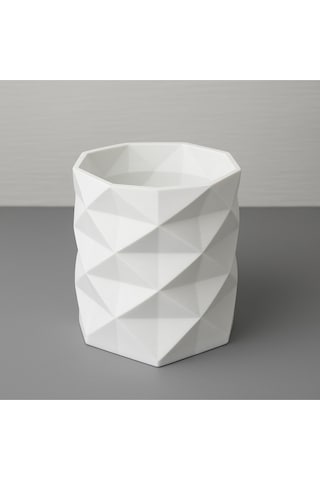 Geometrik Desenli 3d Baskı Kalemlik & Vazo Modern Ve Şık Tasarım