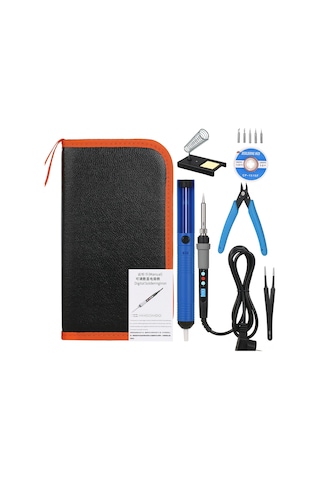 Yifomall 90w Dijital Lcd Kaynak Demiri Seti - Programlanabilir Sıcaklık Ayarı, Otomatik Uyku Modu, Büyük Destek Ve Tam Zımba Takımı Eu Standartı