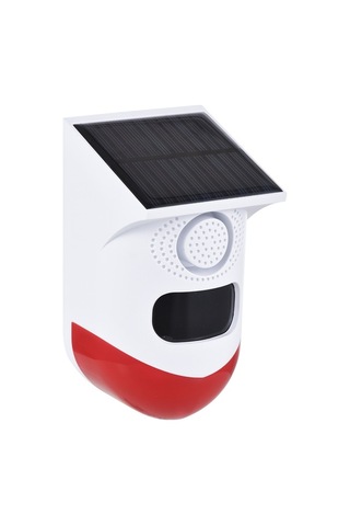 Xianwen Geeroyoo Güneş Enerjili Hareket Sensörlü 120db Alarm, Su