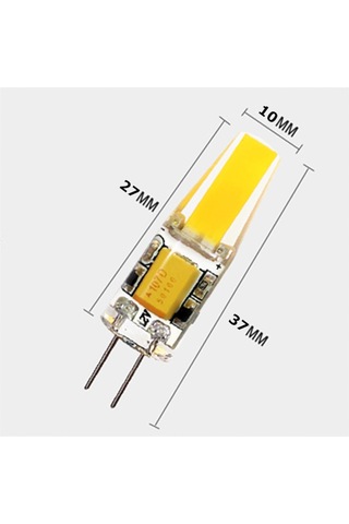 12 V G4 5 W Sarı Beyaz Işık Led Ampül 5 Adet