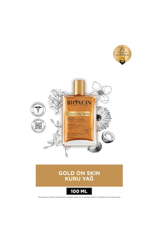 Bioxcin Gold On Skin Altın Parıltılı Kuru Yağ 100 ML