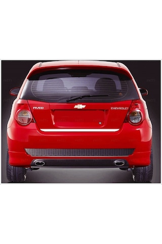 Chevrolet Aveo Hb Krom Bagaj Alt Çıtası P.Çelik 2005-2011 Arası
