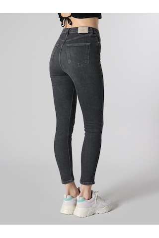 Colin's 760 Diana Süper Slim Fit Yüksek Bel Dar Paça Gri Jean Kadın Pantolon CL1063471_Q1.V1_DN40046