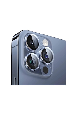 Baseus iPhone Uyumlu 15 Pro/15 Pro Max İçin Corning Serisi Hd Cam Kamera Koruyucu- 5775